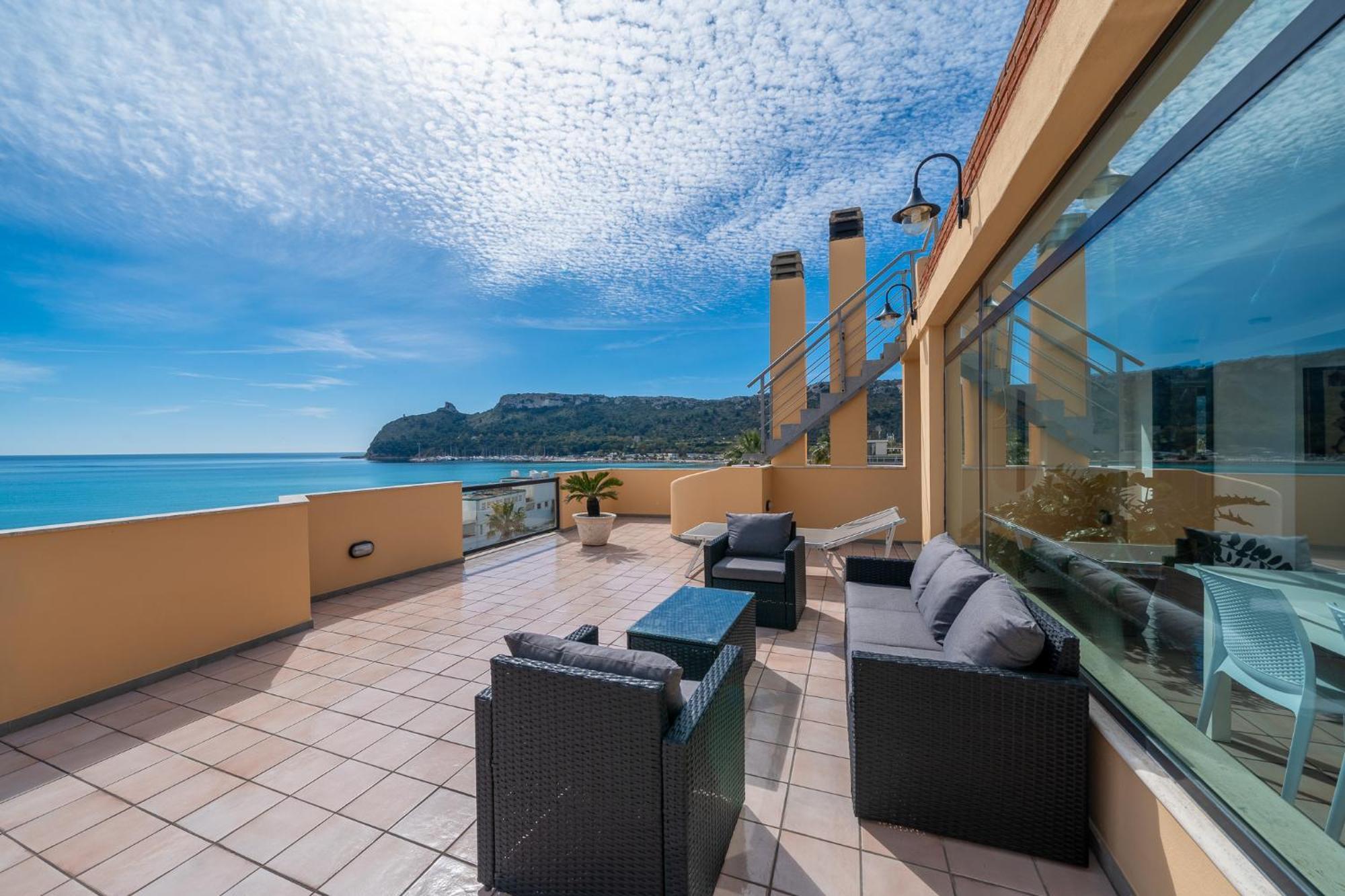 Apartamento Attico Sul Poetto Cagliari Exterior foto